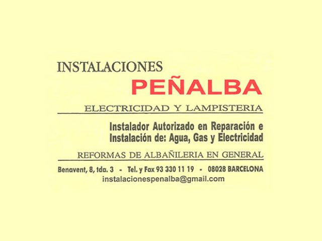 Instalaciones Peñalba