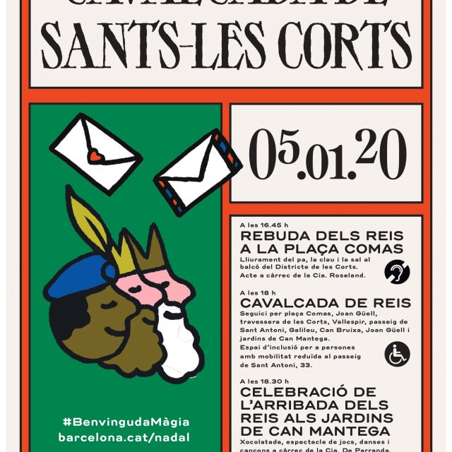 El 5 de gener els Reis Mags cavalquen els carrers de Sants-Les Corts.