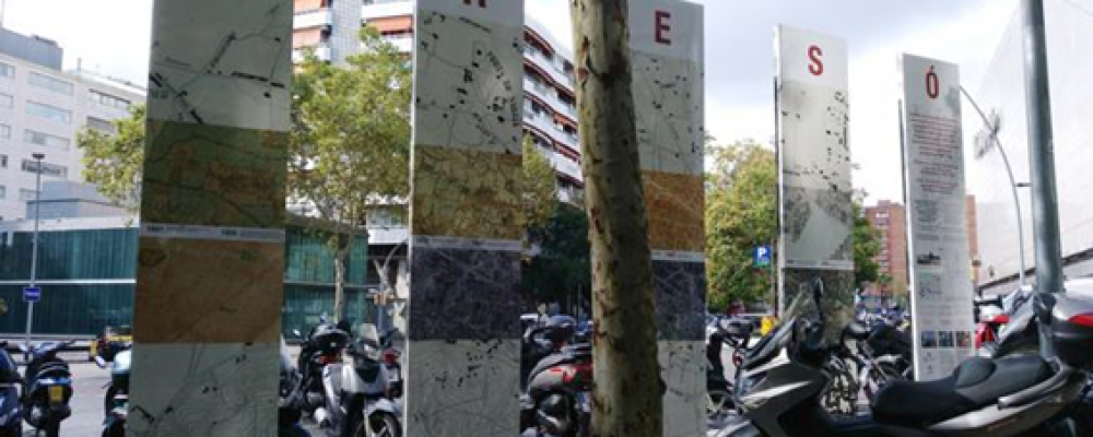 Memorial en honor a la antigua prisión de mujeres de Les Corts.