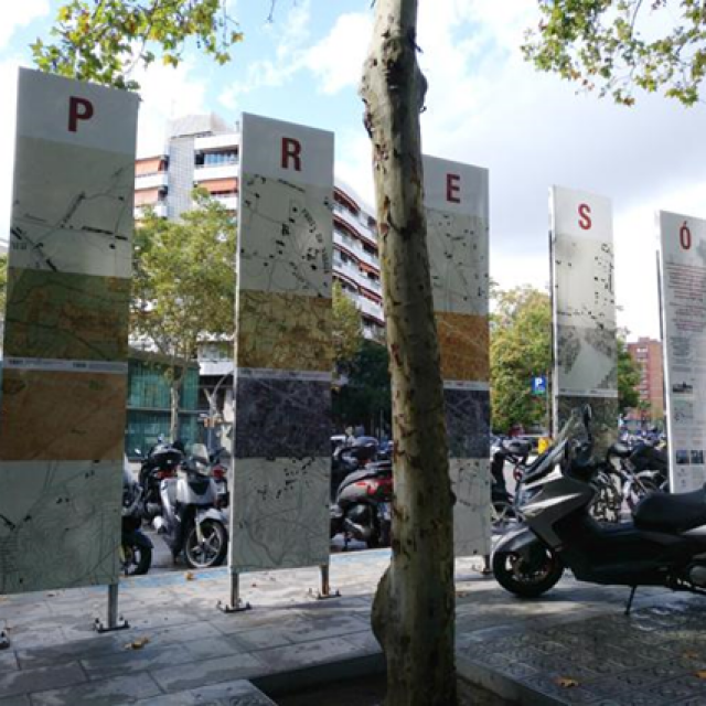 Memorial en honor a la antigua prisión de mujeres de Les Corts.